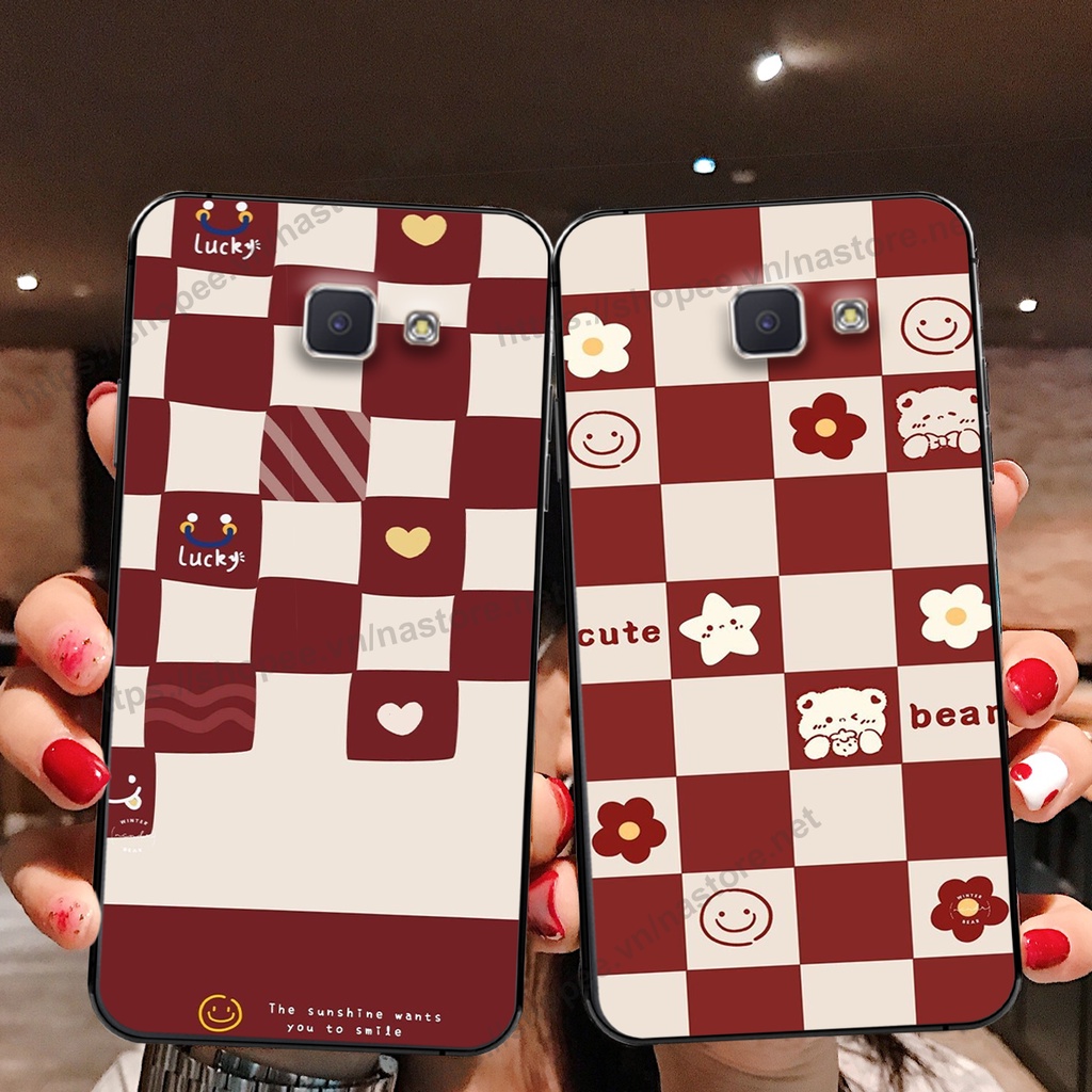 Ốp lưng Samsung J5 Prime / J7 Prime trái tim mặt cười, gấu cute thể thao cá tính