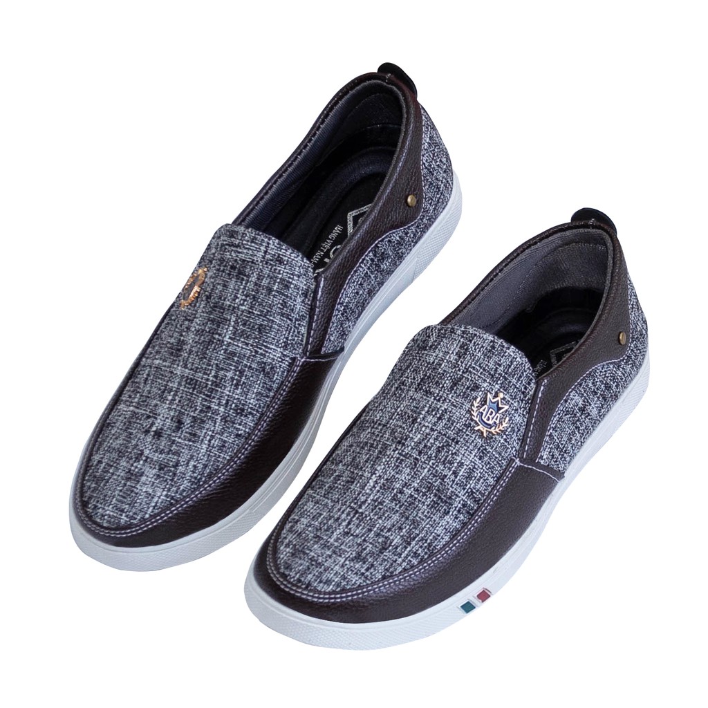 Giày lười vải jean nam ORSIL màu xám trẻ trung - MD2 | BigBuy360 - bigbuy360.vn