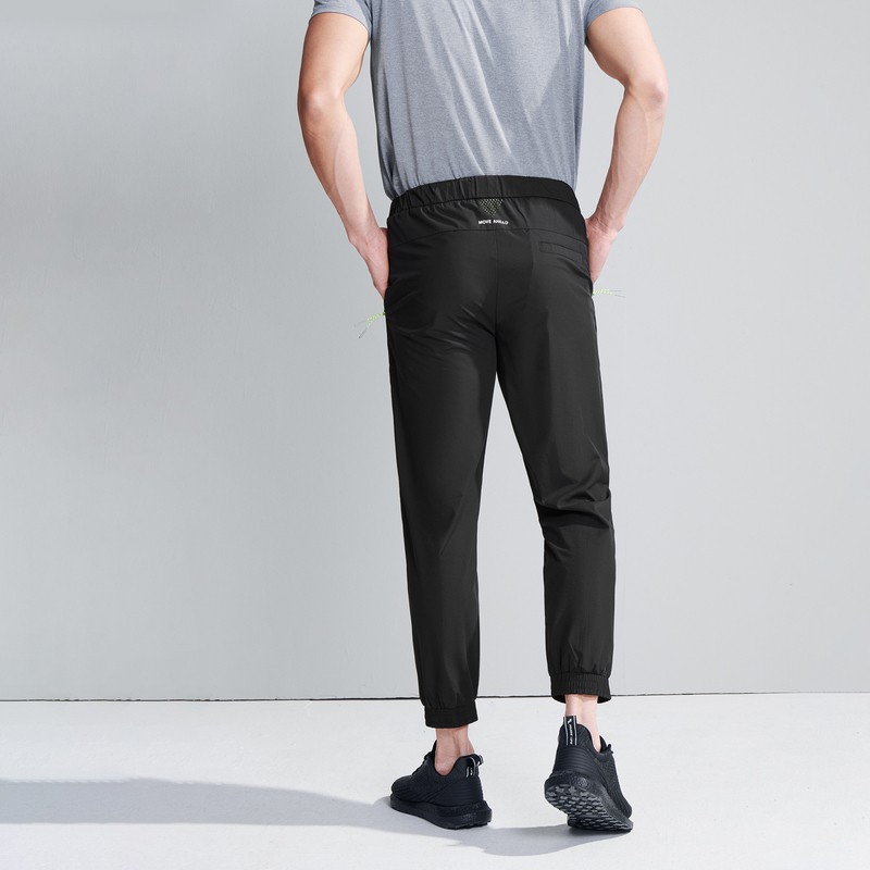 Quần Jogger Nam Lưng Thun HLA Drawstring Elastic Waist Nine-point Pants