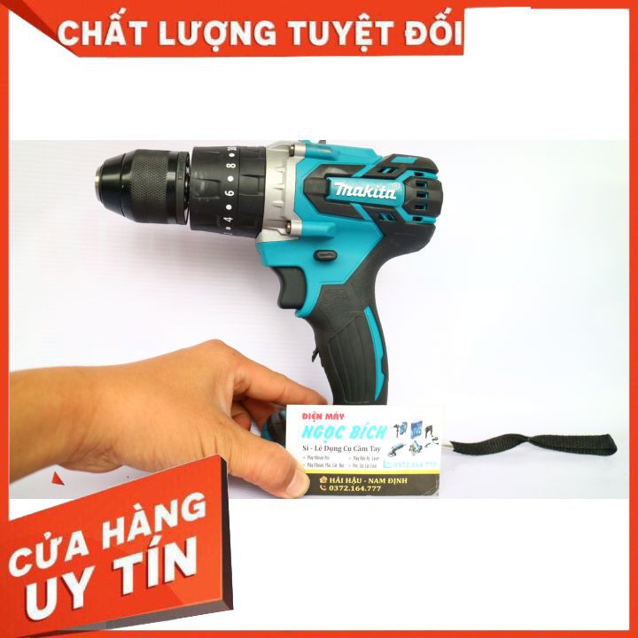 [Đầu AUTOLOCK 13MM] Thân Máy Khoan Pin Động Cơ Không Chổi Than 118V