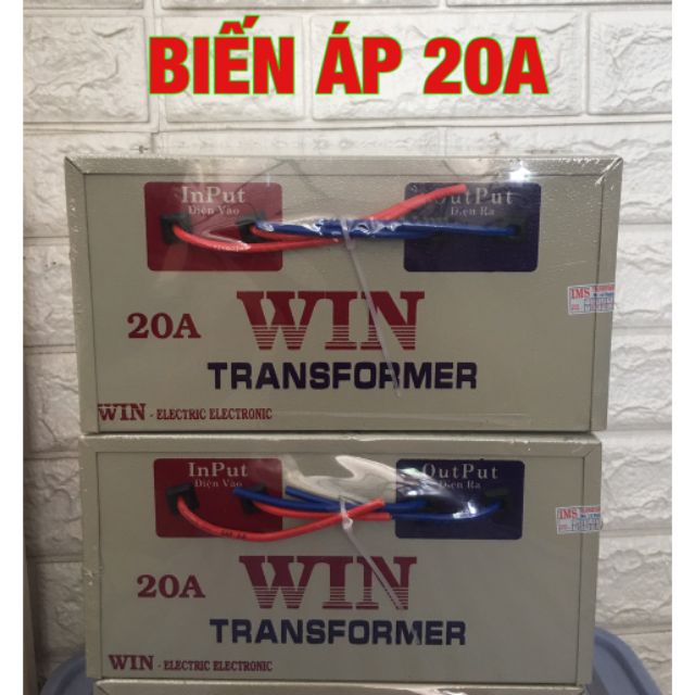 Biến áp đổi nguồn 220V ra 100V  20A WIN