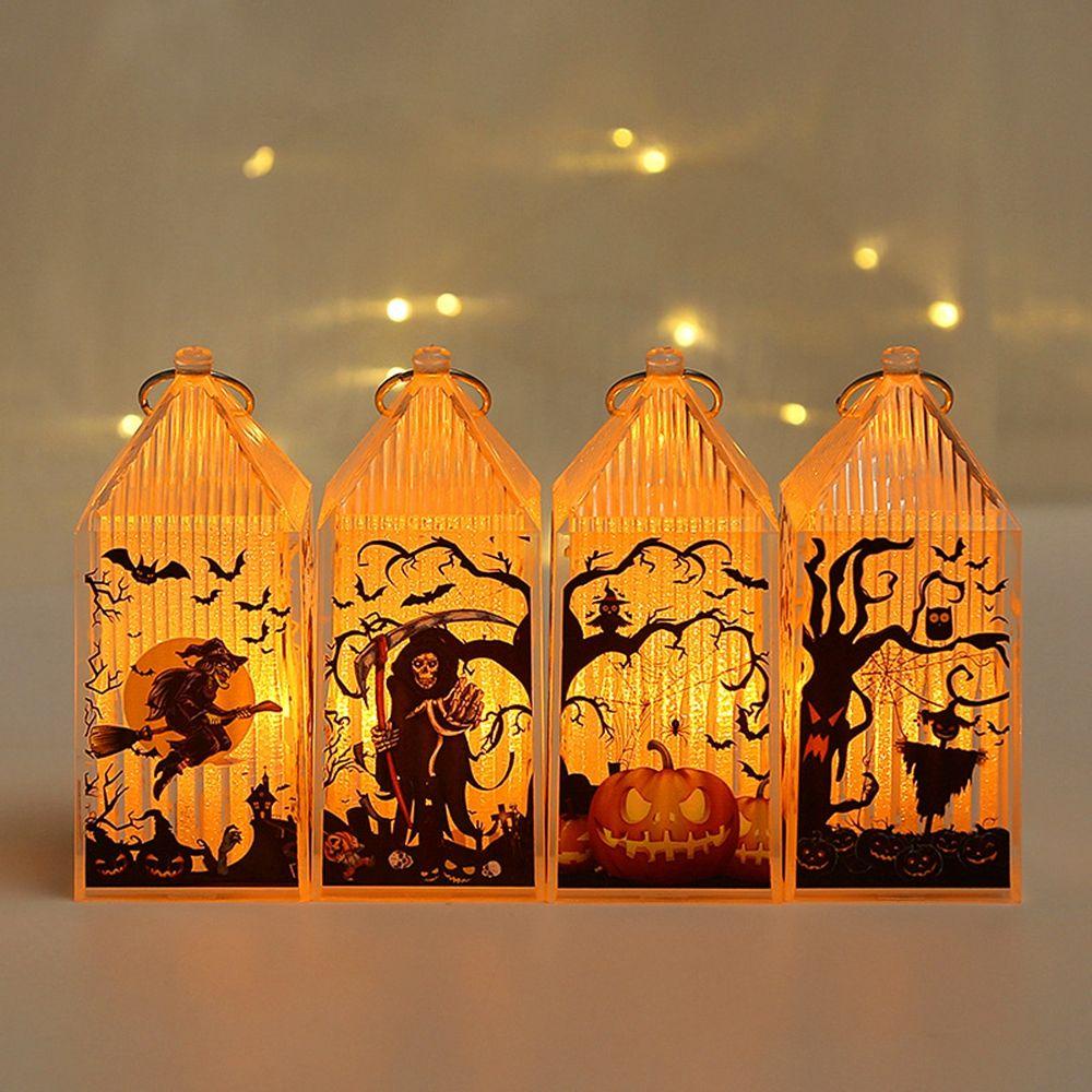 IVORY 1 Lồng Đèn Phát Sáng Trong Mờ Trang Trí Halloween