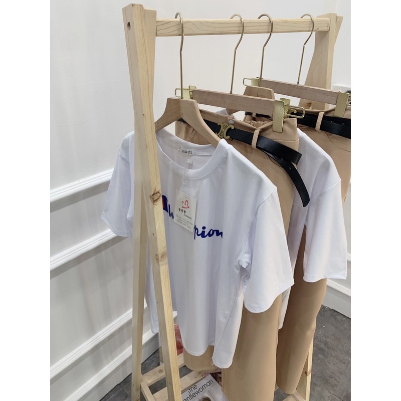 [Rẻ Vô Địch] Siêu phẩm sét bộ  champion cực hót về hàng Kèm dây đai sịn sò ạ Áo chất cotton tàu cao cấp l1 Quần