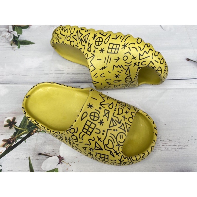 Dép bánh mì quai ngang GRAFFITI siêu bền