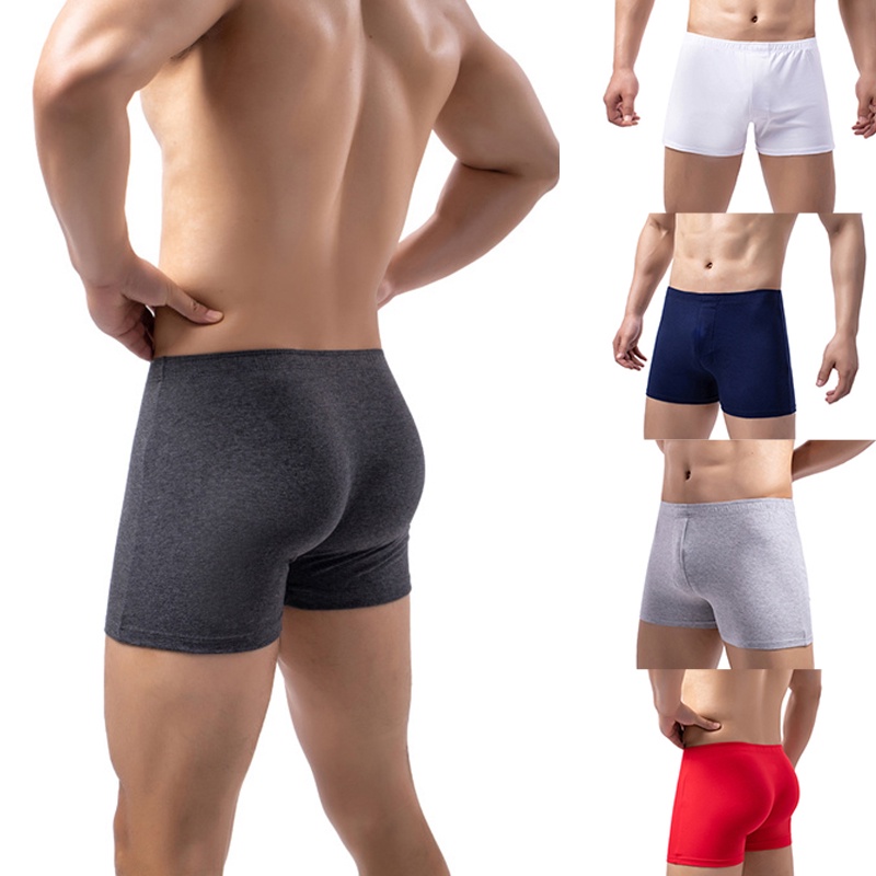 Quần Lót Boxer Cotton Dài Thời Trang Chất Lượng Cao Cho Nam