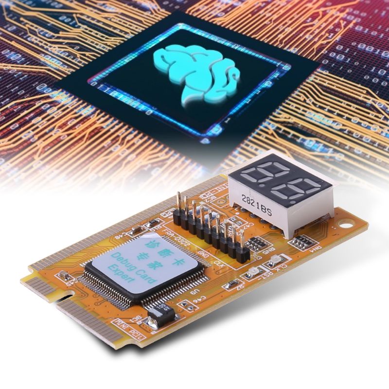 Mô đun chẩn đoán lỗi 3 trong 1 PCI/PCI-E/LPC mini dành cho máy tính bàn/ máy tính xách tay