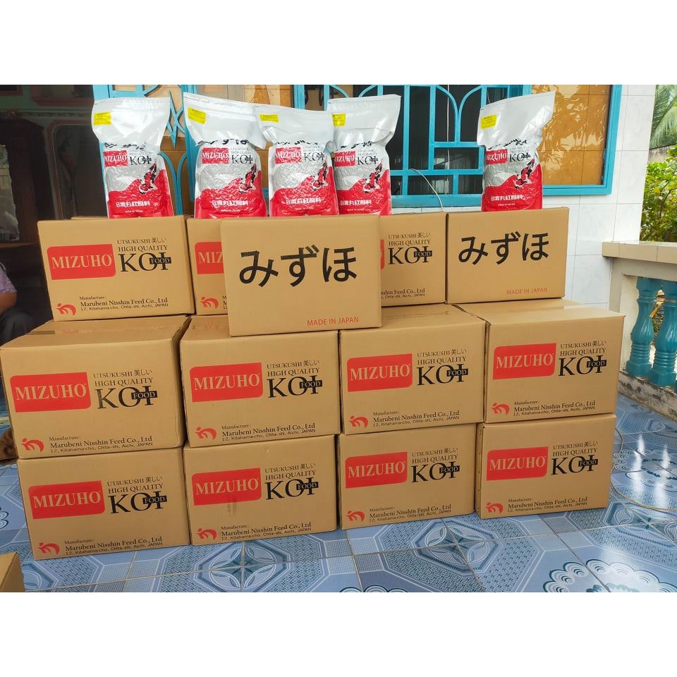 Mizuho High Growth Koi Food - thức ăn cho cá Koi có tốc độ Tăng Trưởng cao.