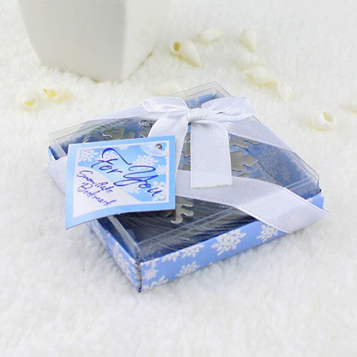 Đồ chặn giấy sáng tạo hình bông tuyết bằng hợp kim , dùng làm quà cưới