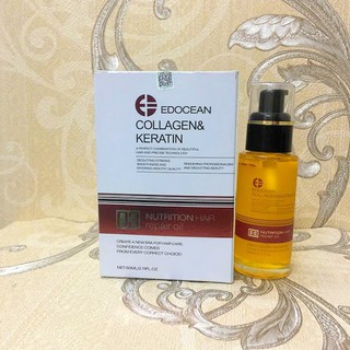 TINH DẦU DƯỠNG TÓC COLLAGEN-KARATIN EDOCEAN 60ML