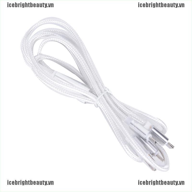 Dây Cáp Sạc Đồng Bộ Dữ Liệu Micro USB Loại C Đa Năng 3 Trong 1 Cho iPhone