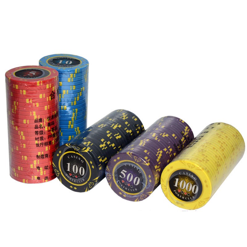 Chip poker có số ( phỉnh poker ) chất nhựa cao cấp PK 3