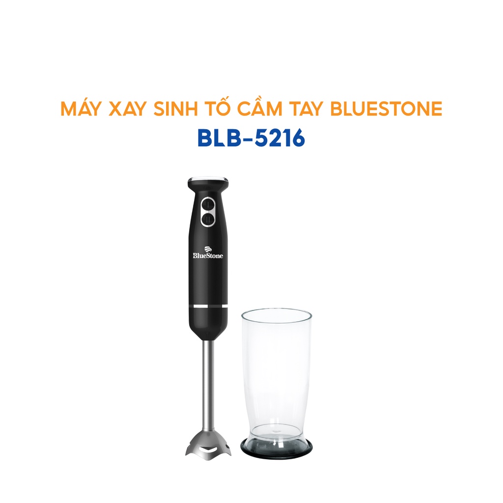 [Mã ELBAU5 giảm 5% đơn 300K] Máy xay sinh tố cầm tay BlueStone BLB-5216 - Bảo hành 24 tháng - Hàng Chính Hãng