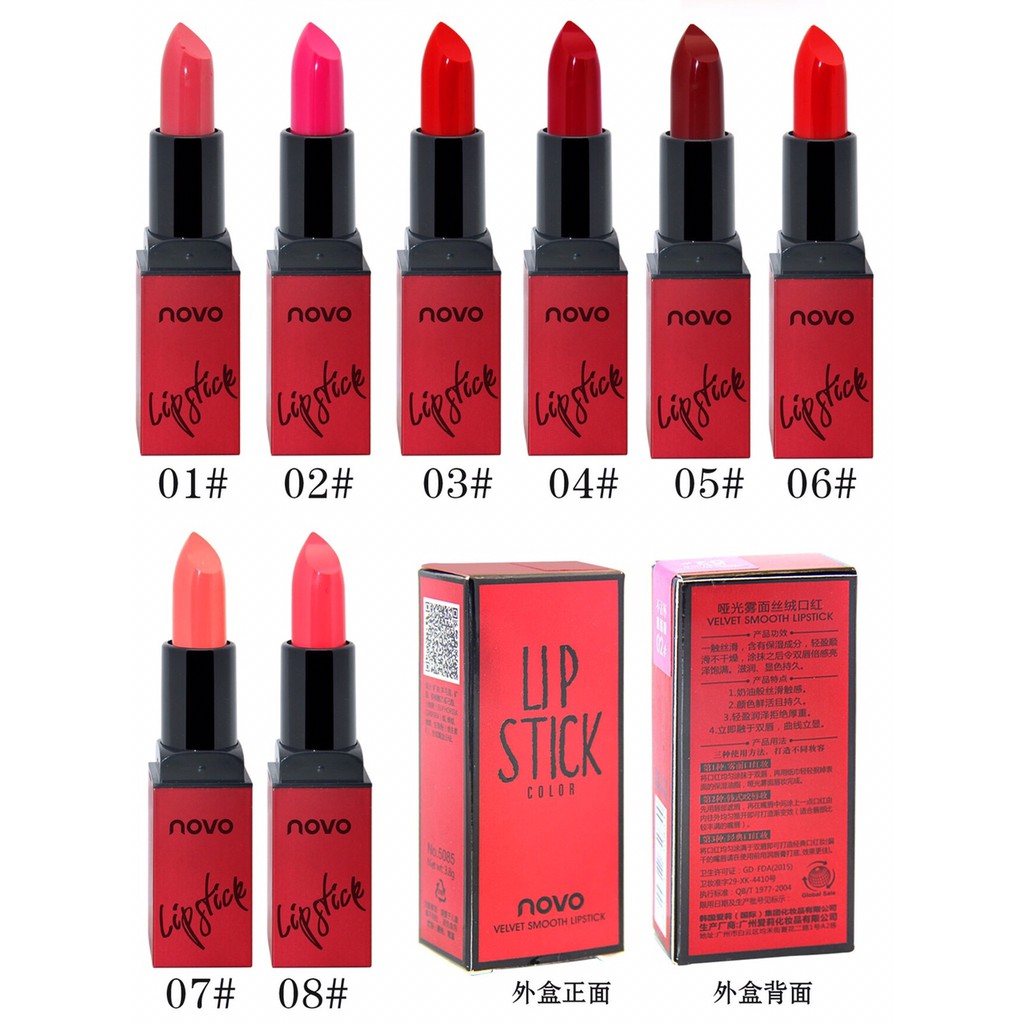 Son kem lì NoVo Lip stick Color (New)
