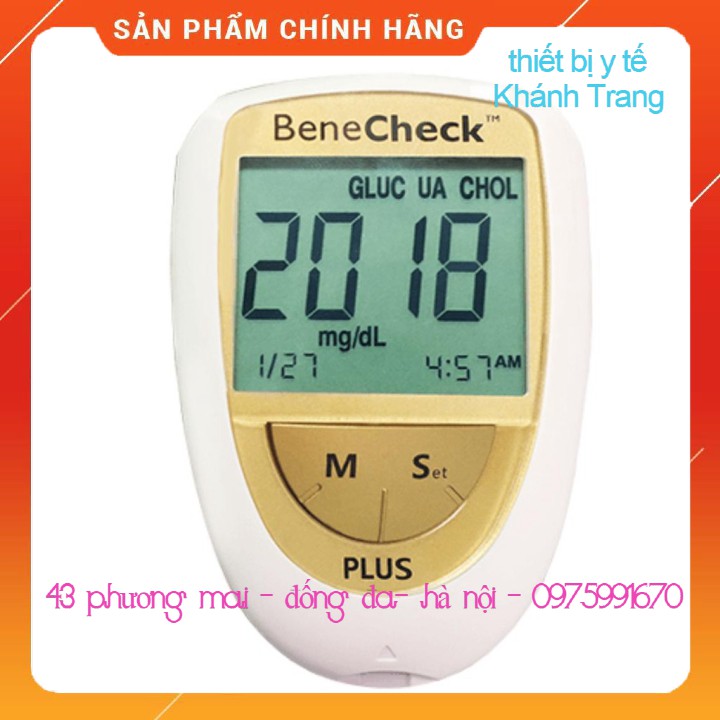 (Giá sỉ) Que thử đường huyết Glucose Benecheck Plus Đài Loan, Hộp 50 que