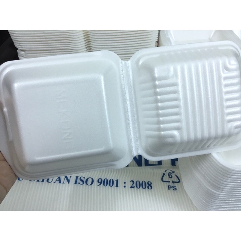 10 cái - Hộp đựng xôi Mekông vuông