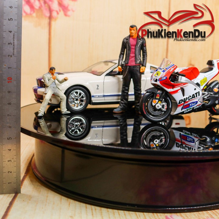 Bàn xoay, đế xoay 360, size 30CM, tải 5KG, mặt mâm phản chiếu đen bóng, xoay mô hình, kính mát, giày dép, dùng PIN+ĐIỆN