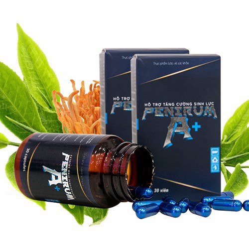 PENIRUM A+ Thêm Phong Độ - Viên Hỗ Trợ Tăng Cường Sinh Lý Nam Sản Sinh Nội Tiết Tố Chính Hãng