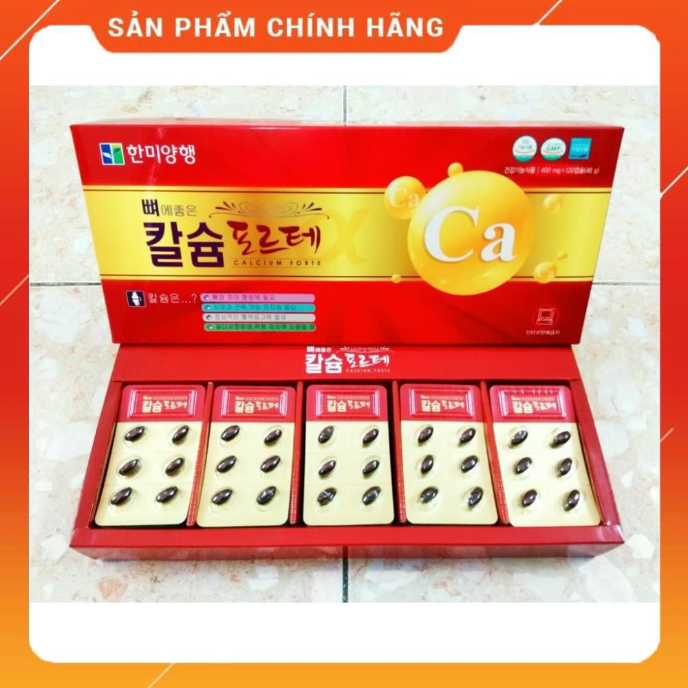 Viên uống bổ sung Canxi chính hãng Hanmi, hộp 120 viên - Viên Canxi hà