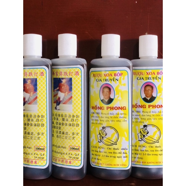 Rượu xoa bóp HỒNG PHONG