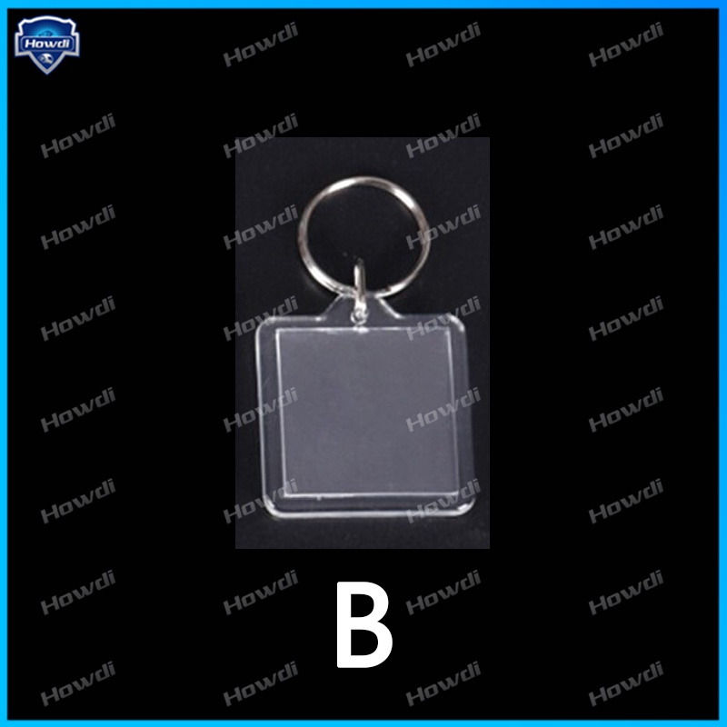 1 Móc Khóa Khung Ảnh Acrylic DIY