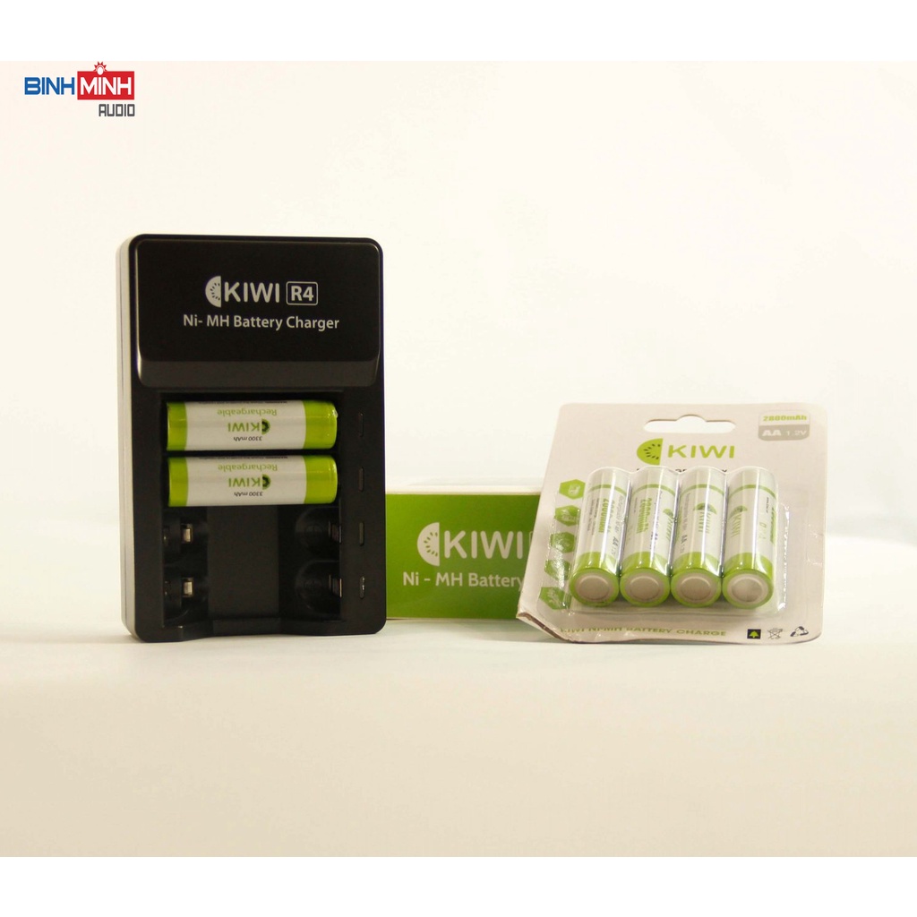 Bộ sạc pin Kiwi R4  - Hàng Chính Hãng