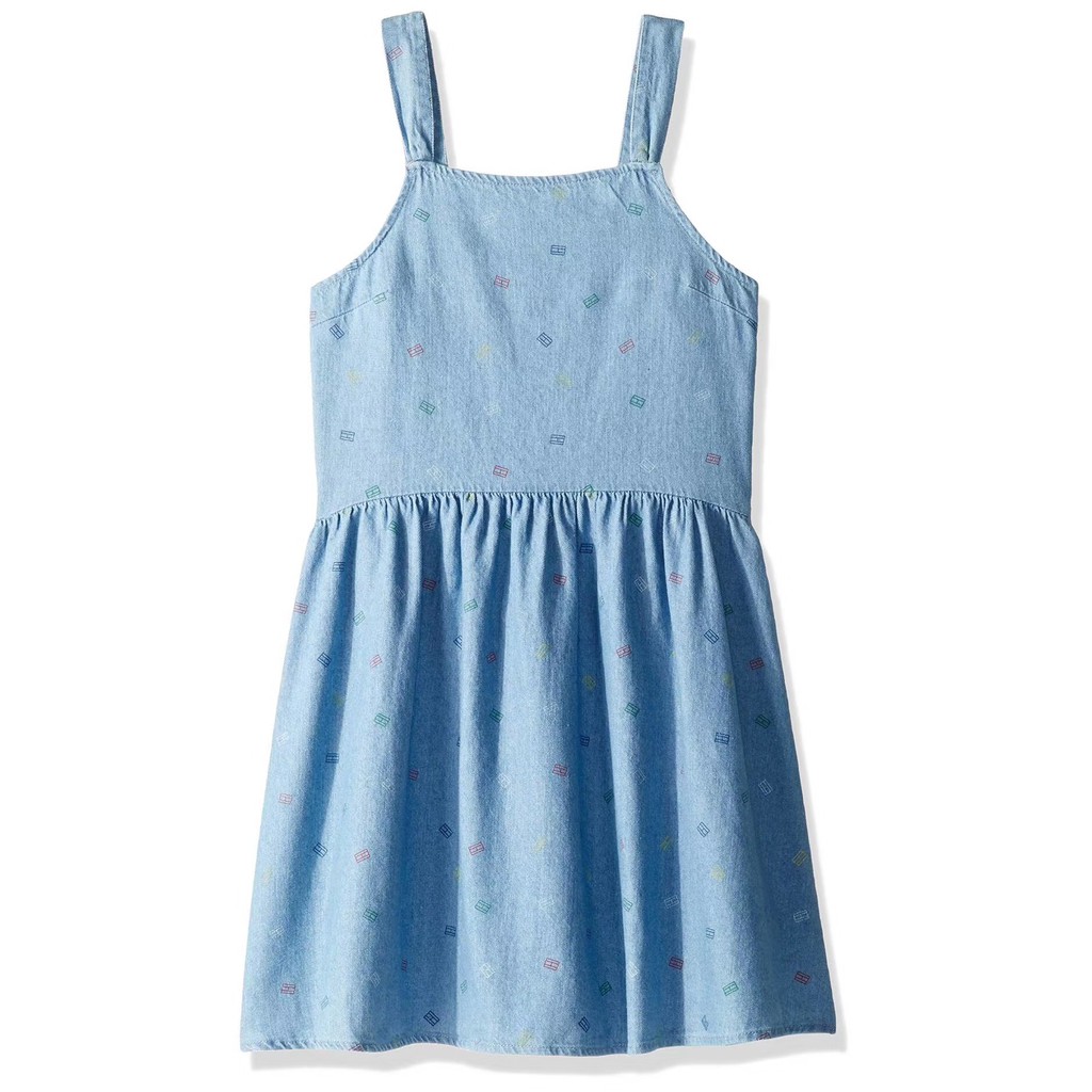 Đầm denim bé gái xuất khẩu