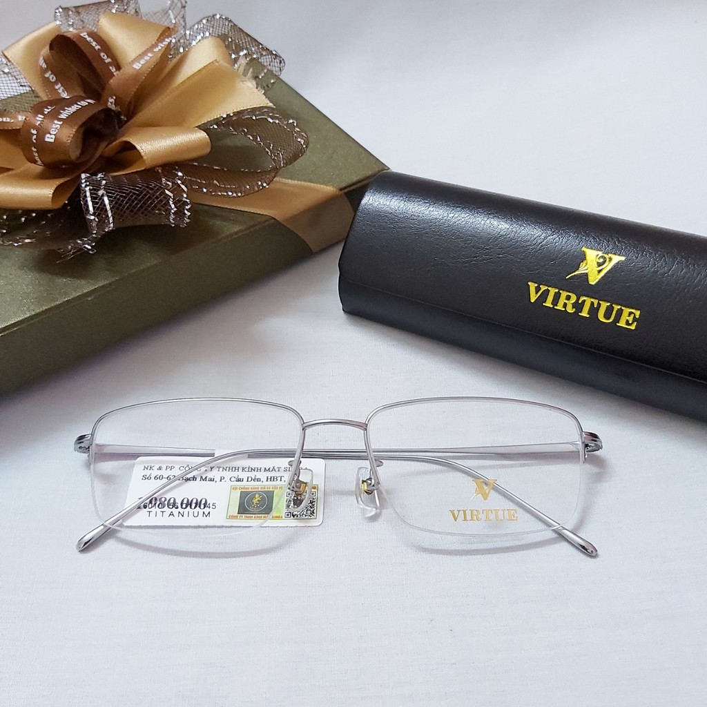 [CHÍNH HÃNG] Gọng kính Nhật VIRTUE titanium