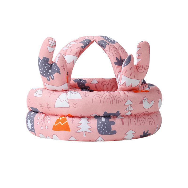 mũ bảo vệ đầu cho bé mũ bảo hiểm cho bé mũ có tóc cho bé Gối Đệm Bảo Vệ Đầu Chống Va Chạm Cho Bé