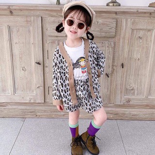 Bộ đùi da beo cho bé gái