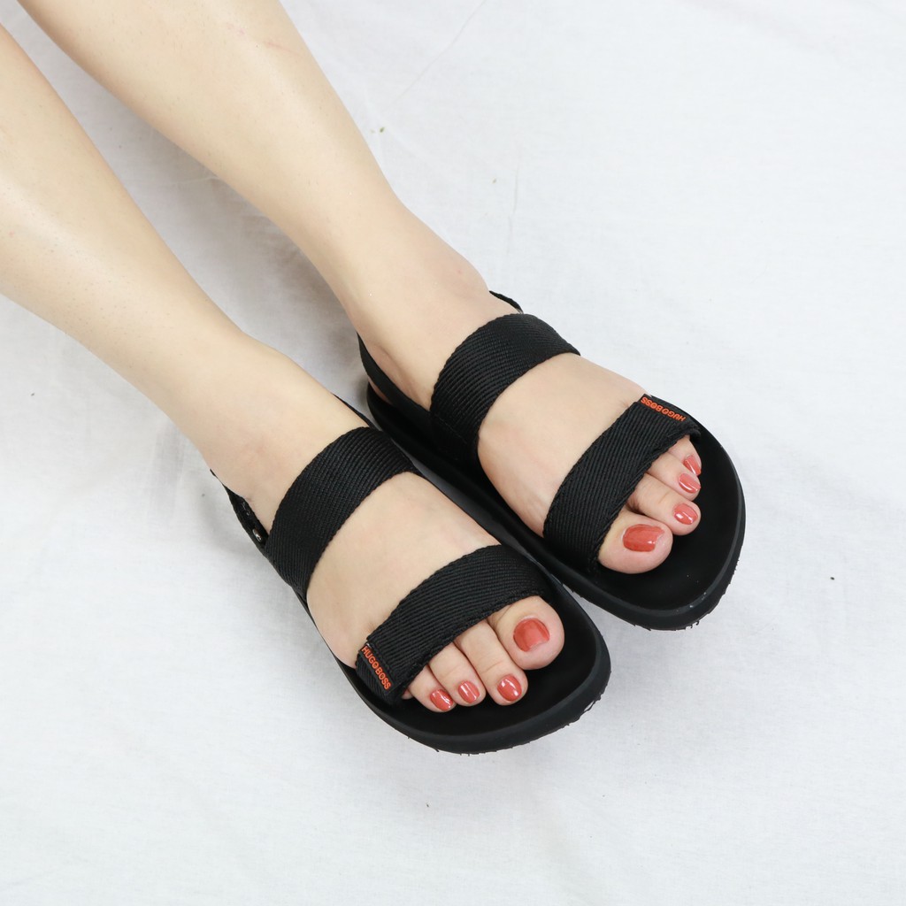 [Video] Giày sandal nữ 2 dây ngang Giavy SK474