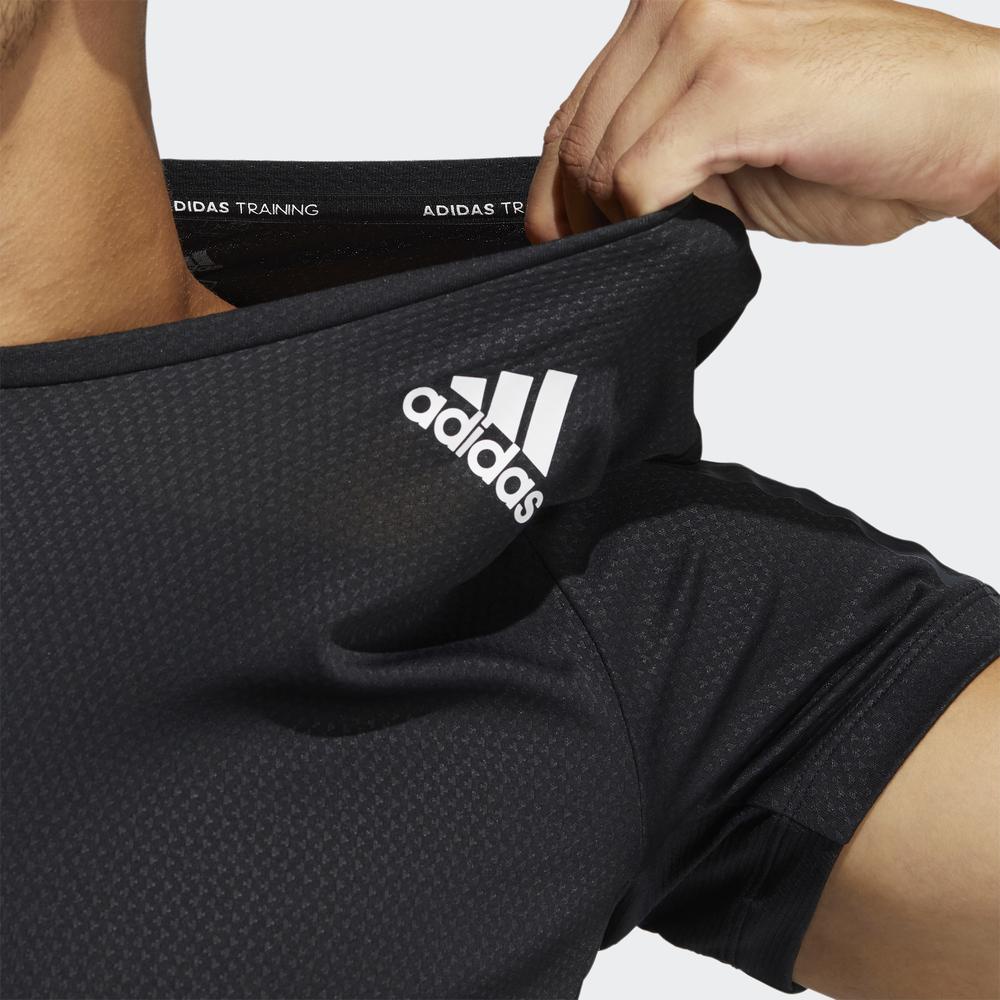 Áo Tee adidas TRAINING Nam Áo thun 3 Sọc HEAT.RDY Màu đen GP7653