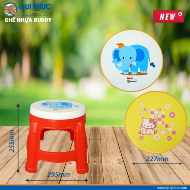 Ghế nhựa lùn BUDDY