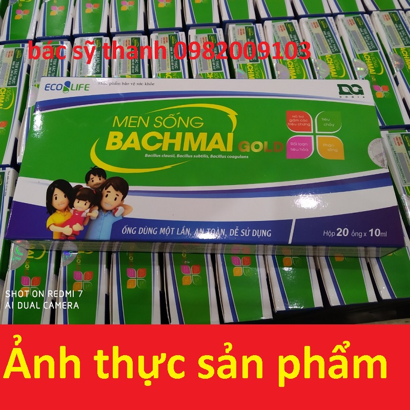 Men sống bạch mai gold,dùng cho cả trẻ em và người lớn,giúp Hết biếng ăn,táo bón, tiêu chảy [Men vi sinh tiêu hóa tốt]