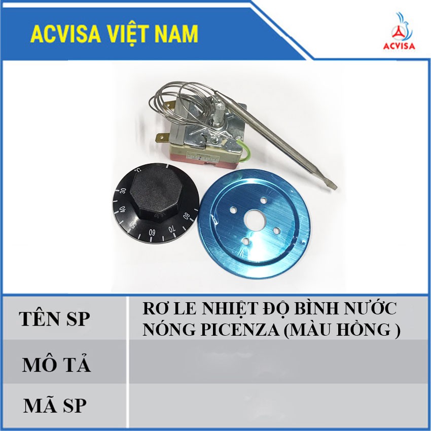 Rơ Le Nhiệt Độ Bình Nước Nóng Picenza