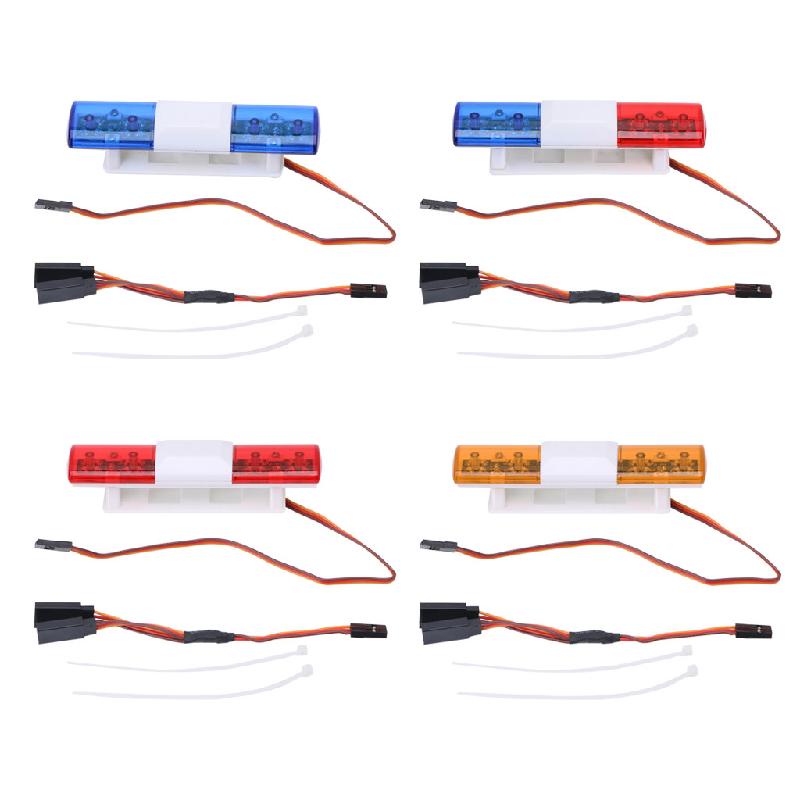 Đèn LED Siêu Sáng Cho Xe Cảnh Sát Điều Khiển Từ Xa 1 / 10 1 / 8 4WD Axial SCX10