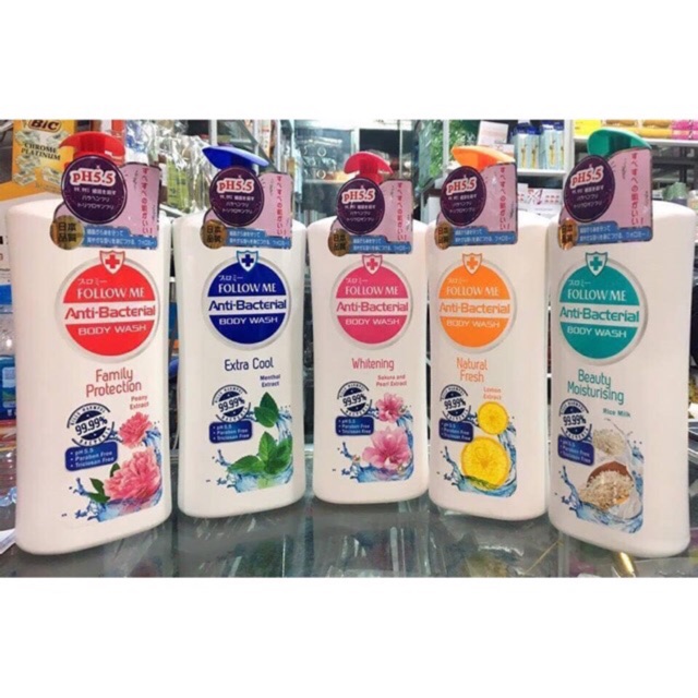 Sữa Tắm Dưỡng Ẩm Trắng Da Follow Me 1100ml Malaysia
