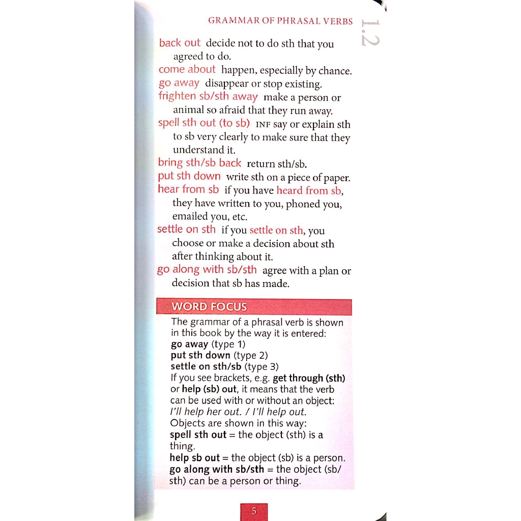 Sách - Oxford Learner’s Pocket Phrasal Verbs And Idioms