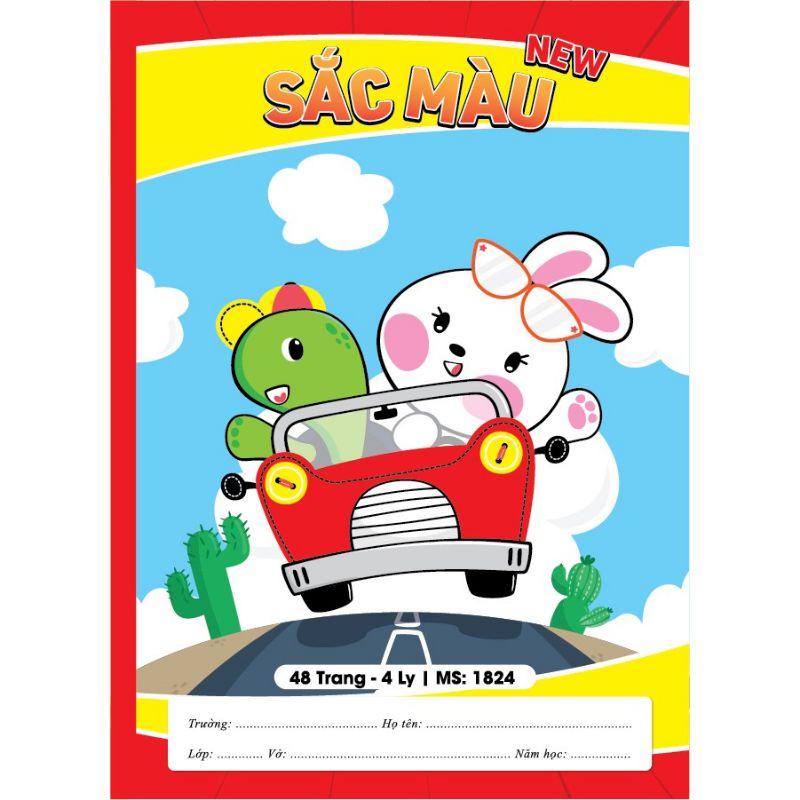 Vở oly Hải Tiến cao cấp Sắc Màu New định lượng 100g (80 trang)
