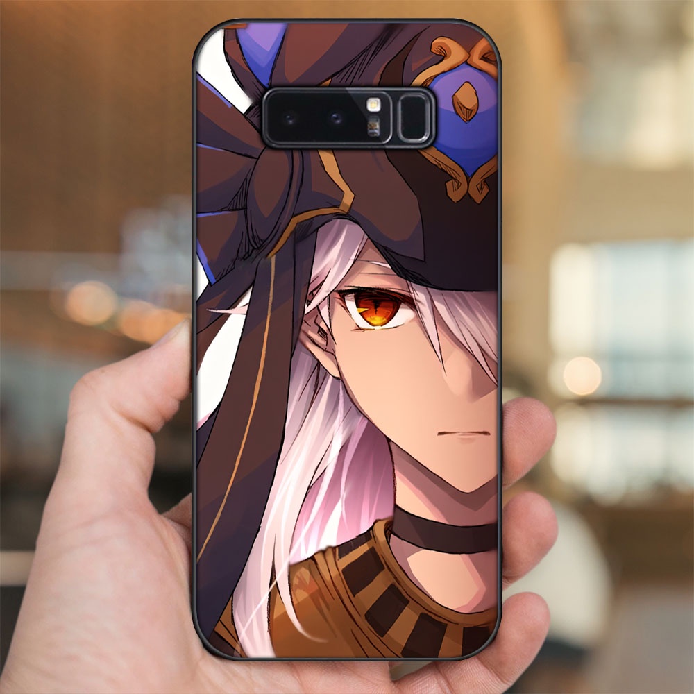 Ốp lưng Samsung Note 8 viền đen in hình Cyno Genshin Impact
