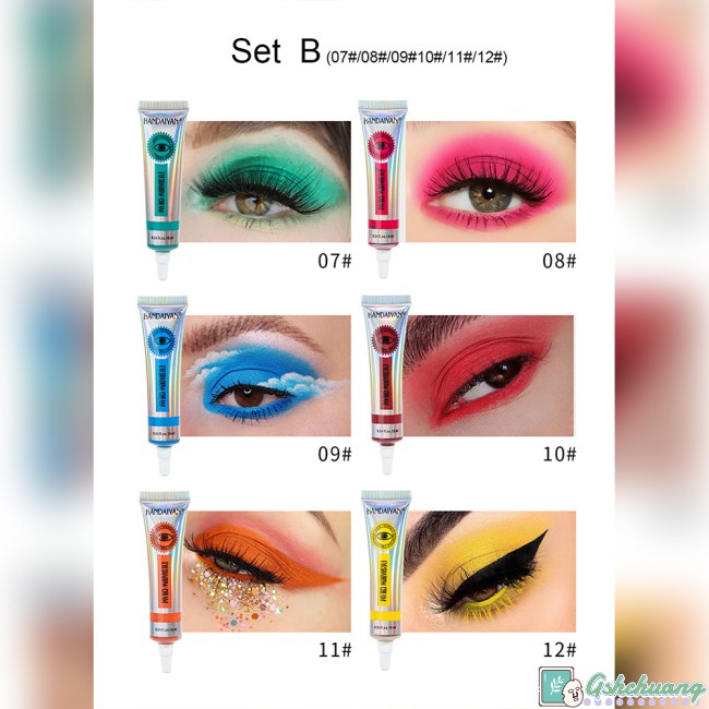 (Hàng Mới Về) Set 6 Phấn Mắt Dạng Lỏng Chống Thấm Nước Và Mồ Hôi Lâu Trôi | BigBuy360 - bigbuy360.vn