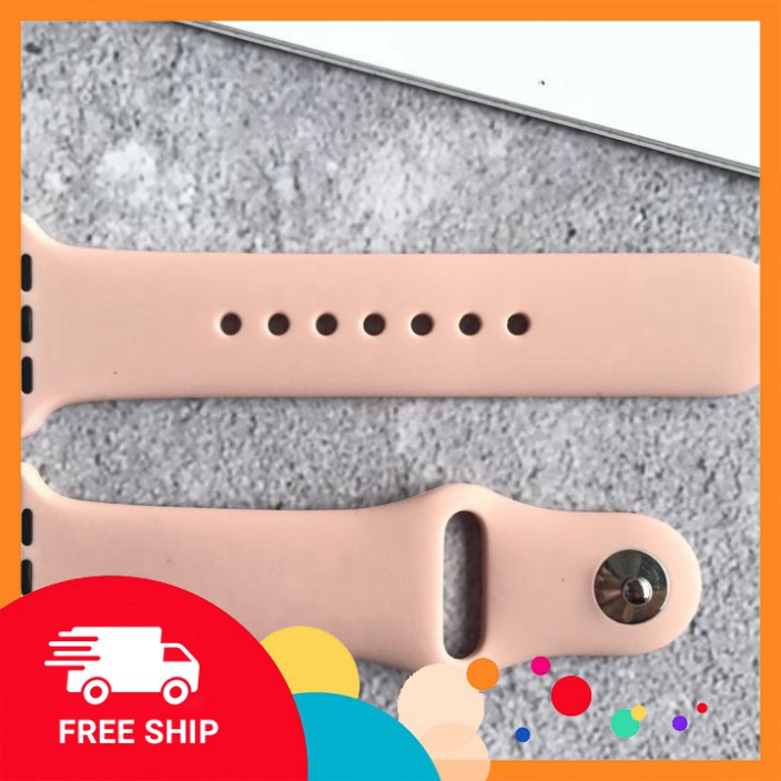 CHÍNH HÃNG Dây đeo Apple Watch cao su cao cấp [CHỐNG BẨN] [ĐỦ SIZE 38 40 42 44] [Hơn 50 màu] SẢN PHẨM BÁN CHẠY NHẤT