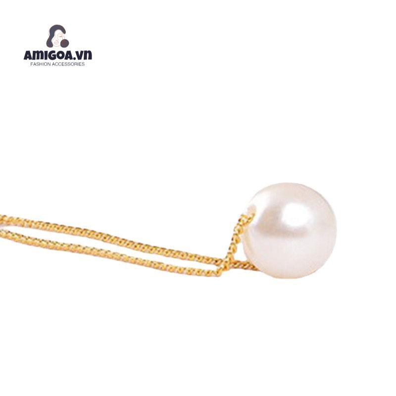 Vòng cổ Ngắn Đính Ngọc Trai Đơn Giản Sáng Tạo Thời Trang