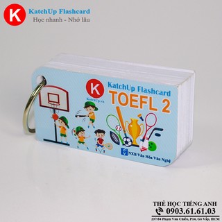 Bộ KatchUp Flashcard TOEFL A - Best Quality (03AB)