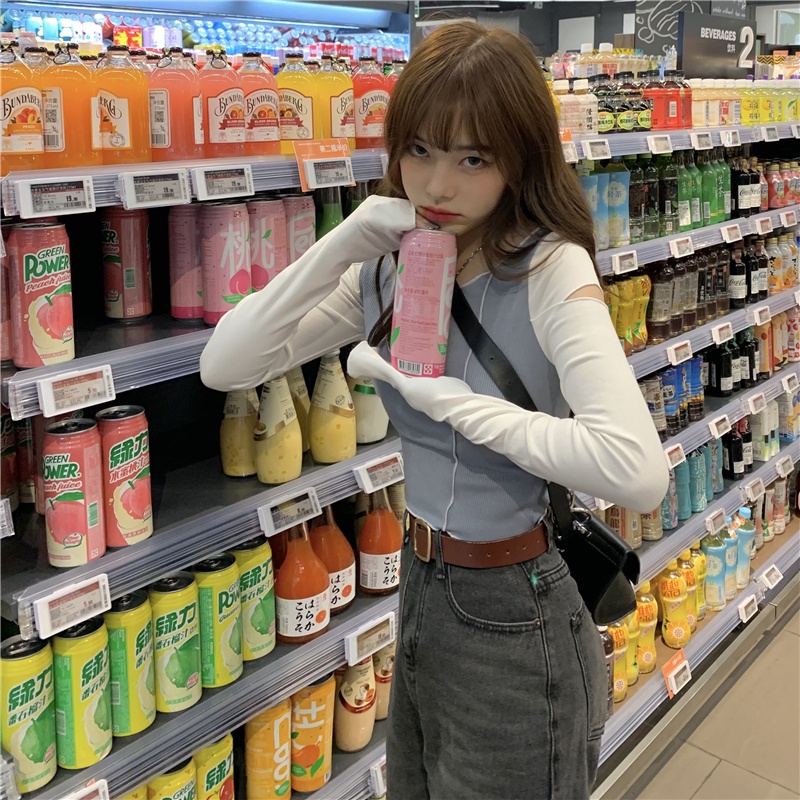 Áo Thun Tay Dài In Chữ Thời Trang Dành Cho Nữ