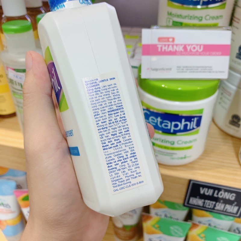 Sữa rửa mặt Cetaphil Gentle Skin Cleanser ( 500mL )