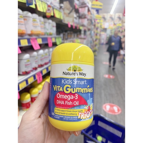 Kẹo dẻo Gummies các loại Nature's Way 60 viên Úc