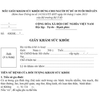 Mẫu giấy tờ xin việc
