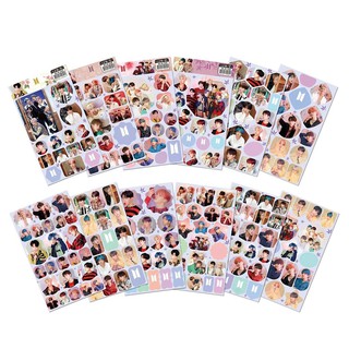 Sticker BTS Set 12 tấm hình dán Sticker BTS mới nhất