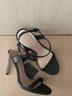 [☘️ZA.RA®☘️]- SANDAL CAO GÓT NỮ QUAI MẢNH - Đen