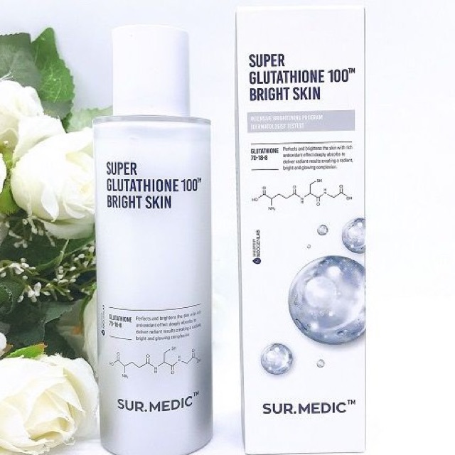 Sur.Medic - Toner - Sữa Dưỡng Trắng Da Sur Medic Super Glutathione 100 Bright SKin